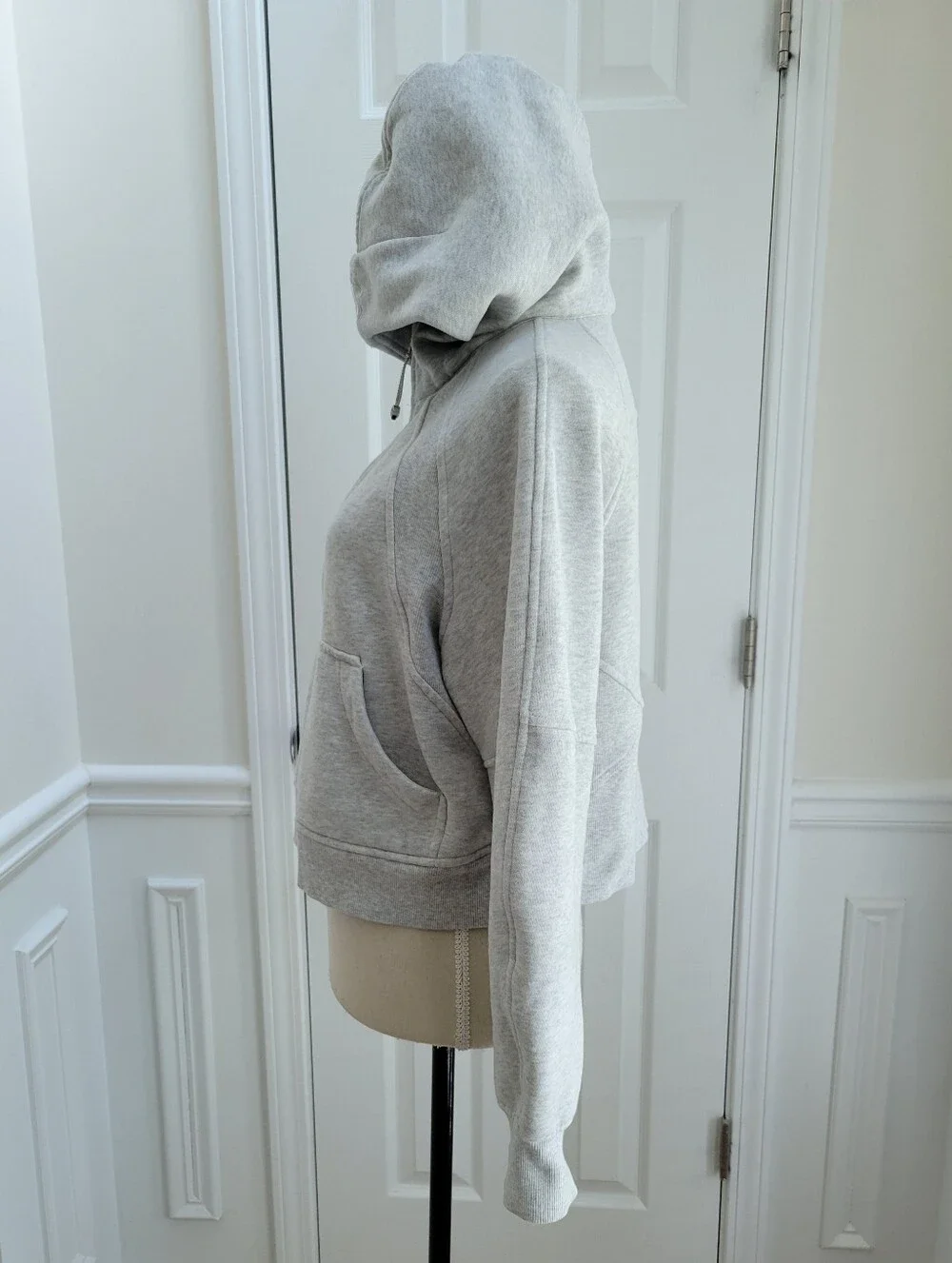 Lululemon Scuba Oversized‎ Half-Zip Hoodie Heathered Core Ultra Light Grey